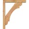 Ekena Millwork Olympic Block Smooth Bracket w/ Offset Brace, Western Red Cedar, 3 1/2"W x 16"D x 20"H BKT0402X16X20OLY05SWR - alternate 2